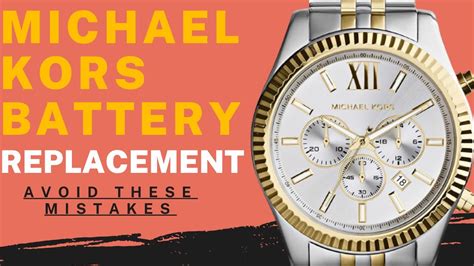 michael kors battery size|michael kors smartwatch battery replacement.